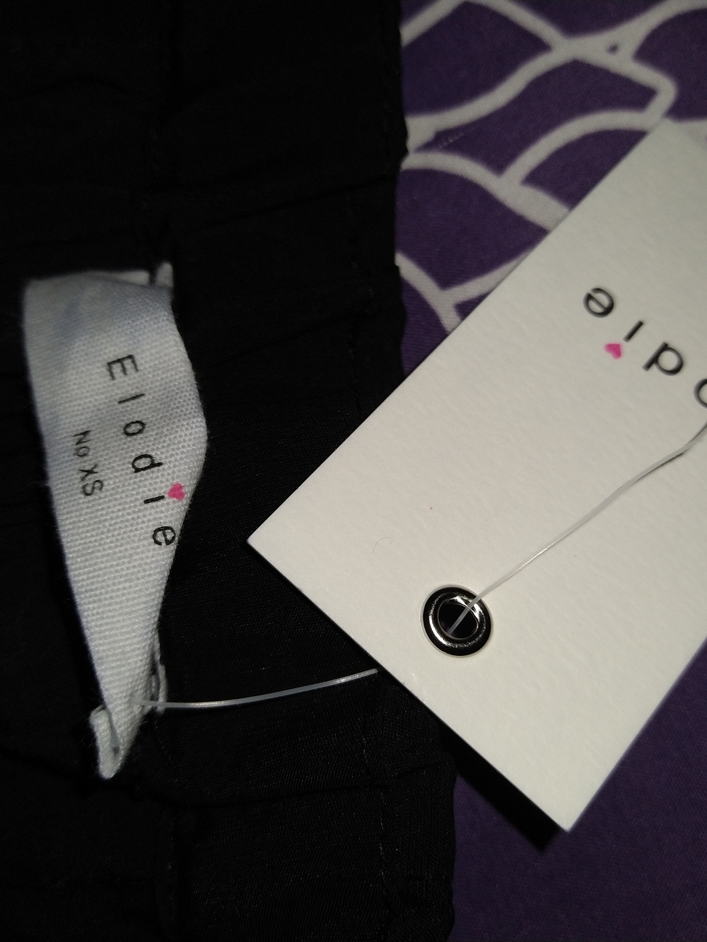 Elodie Black Ankle Length Pants. Classic Black